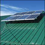 Roof solar panel